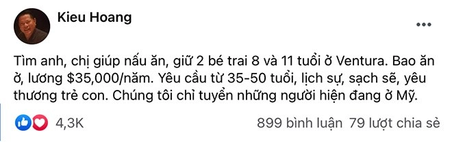 Tuyển bảo mẫu bảo thy trang trần yêu cầu khắt khe tỷ phú hoàng kiều trả lương 800 triệunăm bị chê ít - 8