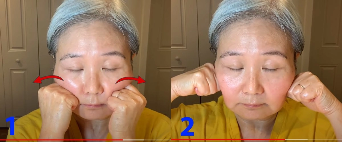 U30 chưa biết cách massage chống lão hóa da mặt hãy để cụ bà u60 hướng dẫn - 10