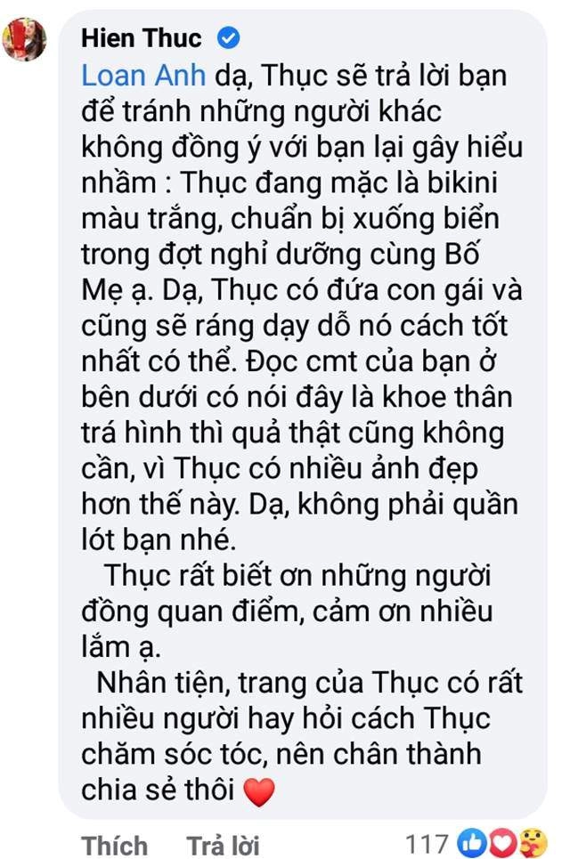 U40 mặc hở hang trên giường bị nói ảnh hưởng tới con gái tuổi dậy thì hiền thục đáp trả - 5