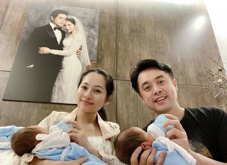 U42 có cặp sinh đôi siêu yêu dương khắc linh chi học phí mẫu giáo lên đến nửa tỷ đồngnăm - 1