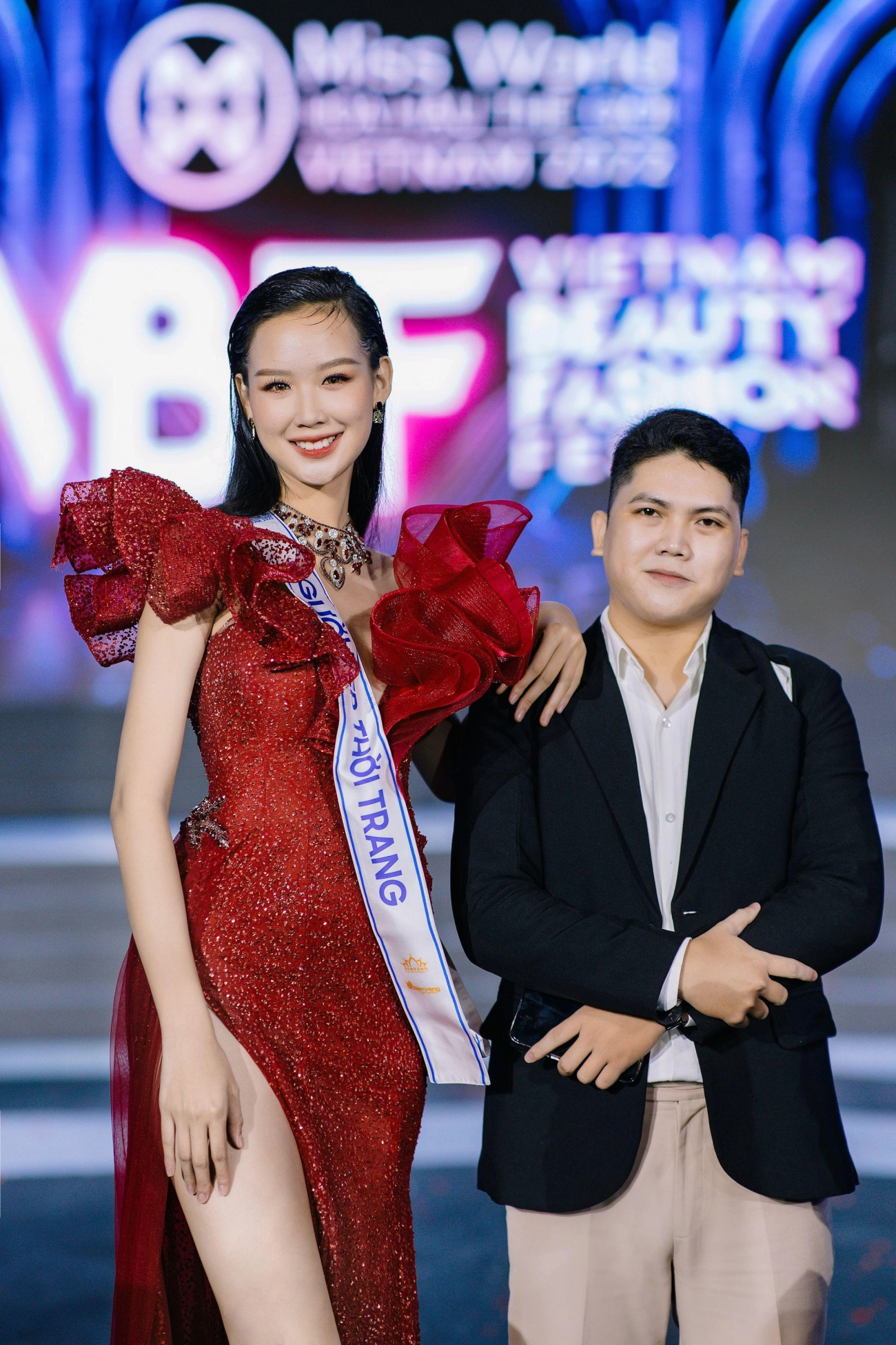 Vào top 20 miss world vn 2022 chân dài cần thơ 1m85 chia sẻ suýt tuột váy trên sân khấu - 8