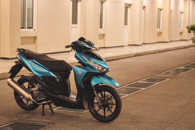 Vario 150 phá cách cùng tông màu xanh cực chất - 10