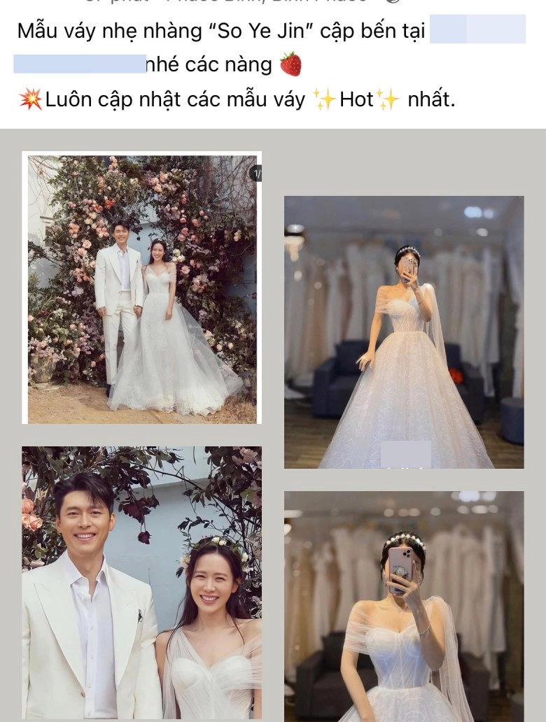 Váy cưới của son ye jin được bán tràn lan sau đám cưới chuyện gì đang xảy ra - 4