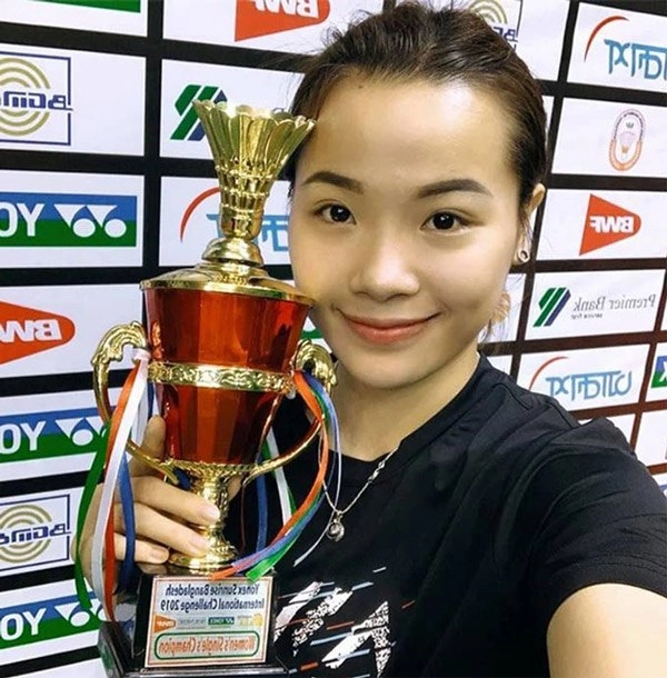 Vẻ đẹp của hoa khôi cầu lông việt đánh bại trung quốc tại olympic tokyo - 4