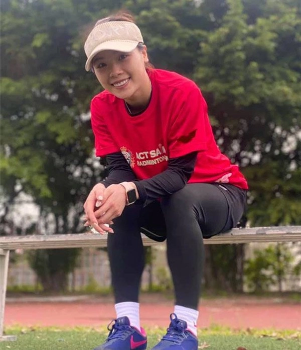 Vẻ đẹp của hoa khôi cầu lông việt đánh bại trung quốc tại olympic tokyo - 5