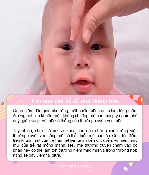 Véo mũi cạo lông mày quan niệm sai lầm khi chăm bé ai làm mẹ lần đầu dễ mắc phải - 6