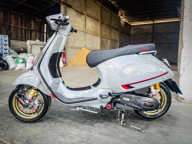 Vespa sprint cực chất trong bản độ toàn thân của dân chơi thái - 1