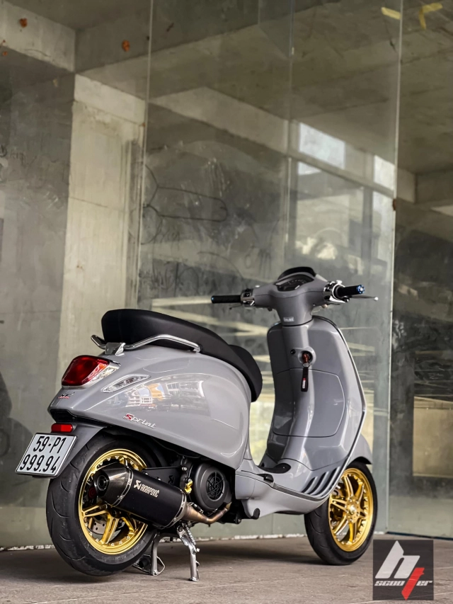 Vespa sprint độ sở hữu tứ quý 9 xịn sò - 11