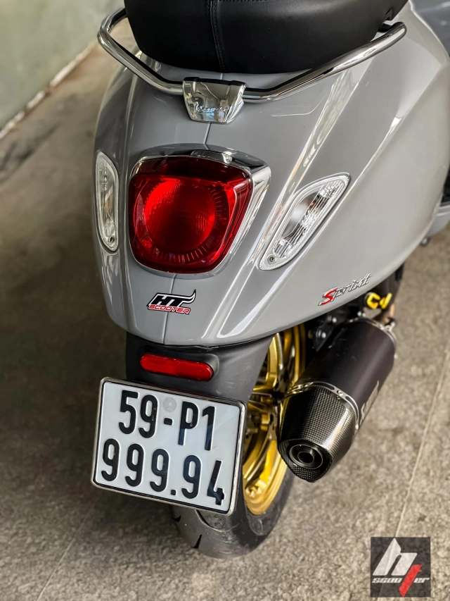 Vespa sprint độ sở hữu tứ quý 9 xịn sò - 12