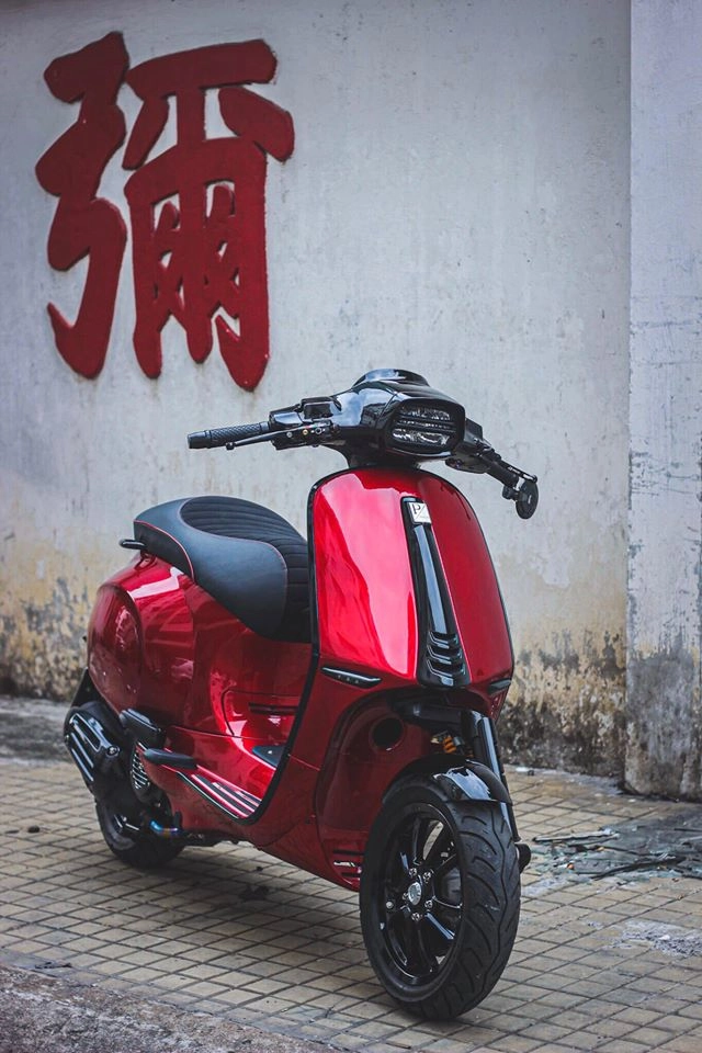 Vespa sprint hóa siêu phẩm sau bao tháng độ chế - 3