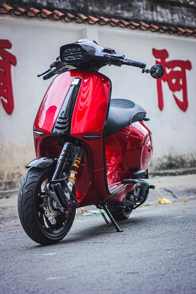 Vespa sprint hóa siêu phẩm sau bao tháng độ chế - 7