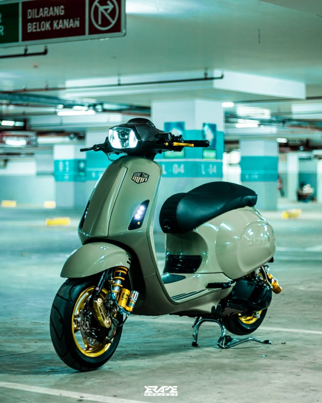 Vespa sprint lột xác thành bản độ kinh điển với diện mạo nhìn là mê - 7