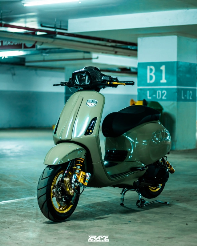 Vespa sprint lột xác thành bản độ kinh điển với diện mạo nhìn là mê - 25