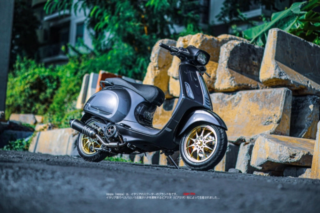 Vespa sprint mê hoặc người xem bằng chú heo nhỏ tựa hạt đậu - 1