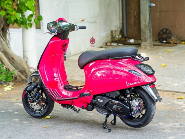 Vespa sprint trong phiên bản siêu nhân hồng đẹp bá cháy - 4