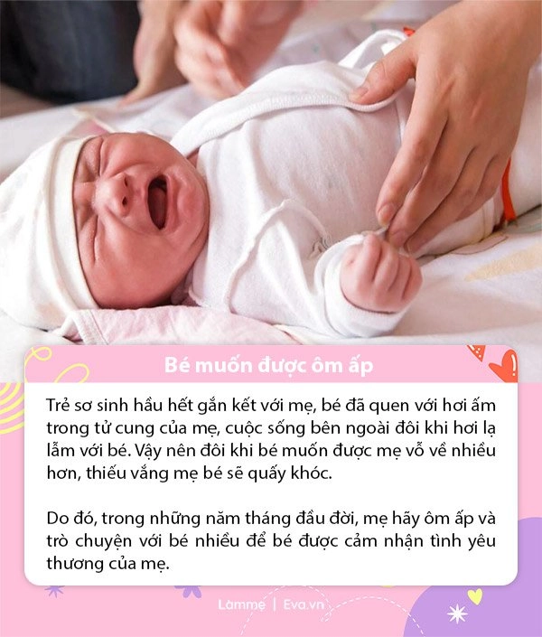 Vì sao trẻ sơ sinh khóc nhiều hiểu được ngôn ngữ của con mẹ chăm bé nhàn hơn - 2