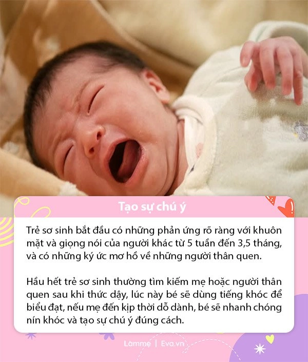 Vì sao trẻ sơ sinh khóc nhiều hiểu được ngôn ngữ của con mẹ chăm bé nhàn hơn - 3