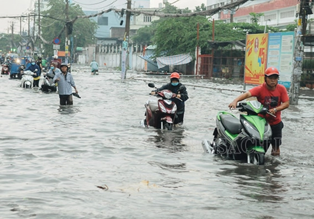 Vì sao xe tay ga nổ máy nhưng không chạy sau khi bị ngập nước - 1