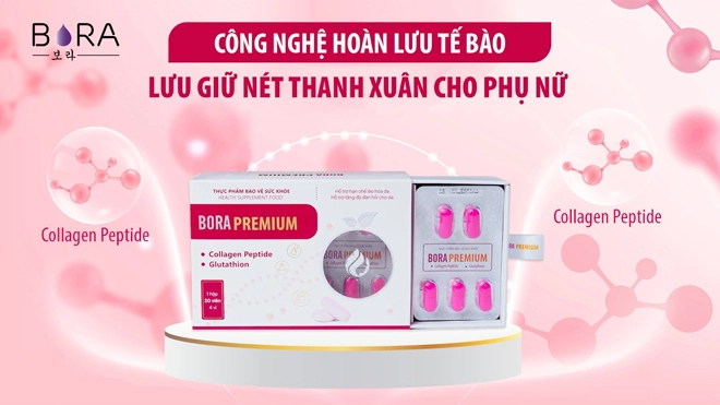 Viên uống bora premium - lưu giữ nét thanh xuân cho phụ nữ - 1