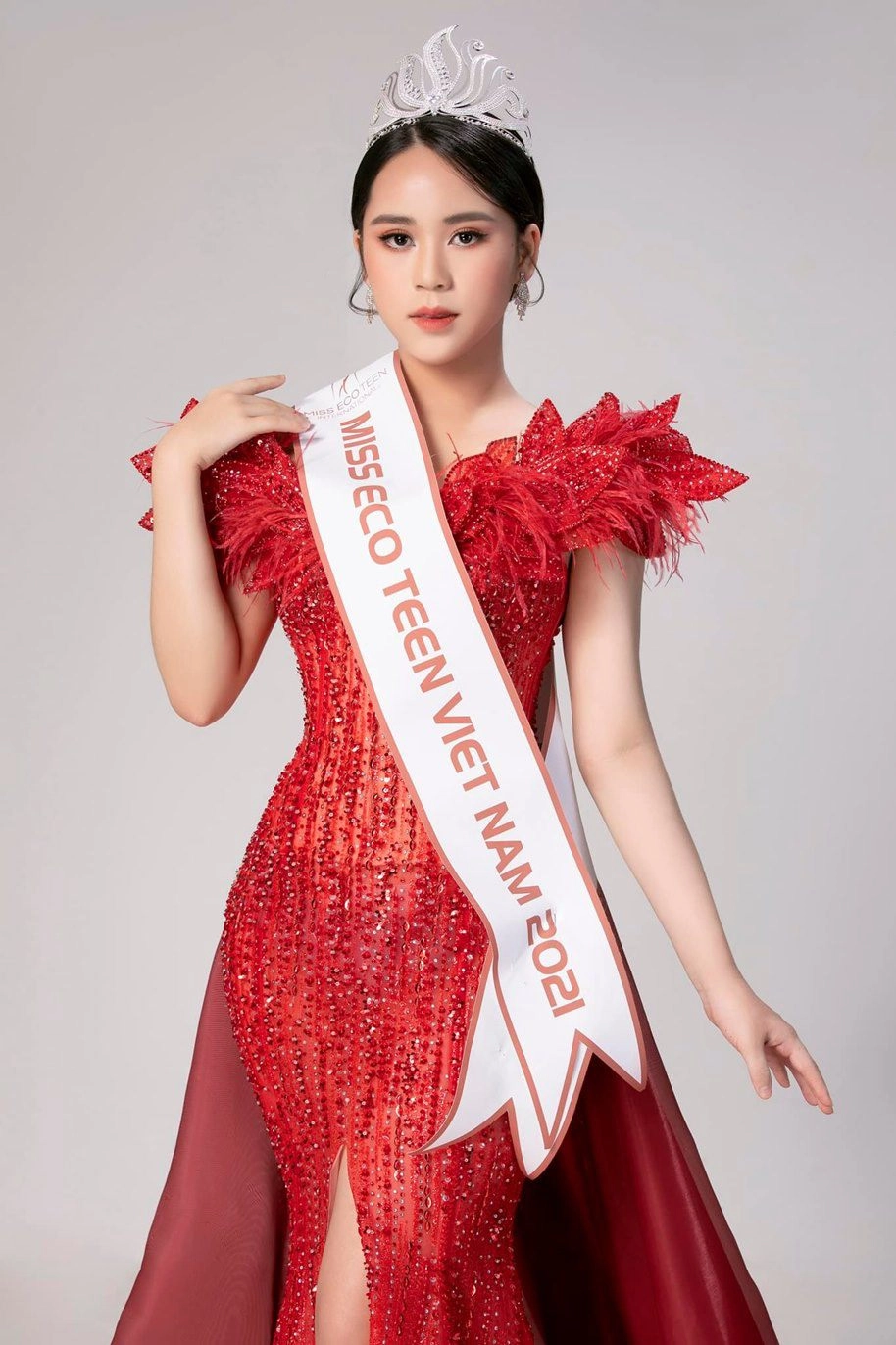 Việt nam đăng quang miss eco teen hoa hậu nhí 14 tuổi vấp ngã vẫn trình diễn tự tin - 5