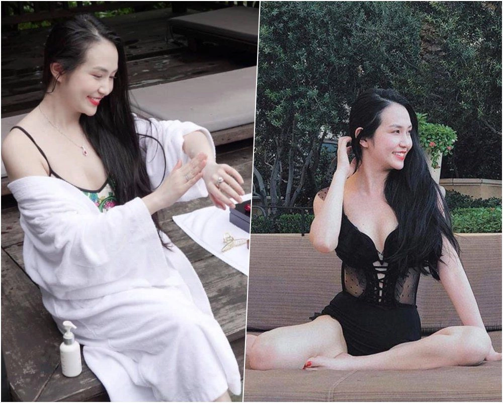 Vợ chủ tịch của tuấn hưng khoe đôi chân kiếm nhật nhưng dân tình chỉ dán mắt vào 1 điểm - 2