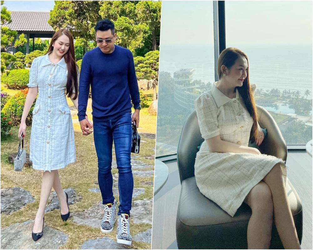 Vợ chủ tịch của tuấn hưng khoe đôi chân kiếm nhật nhưng dân tình chỉ dán mắt vào 1 điểm - 5