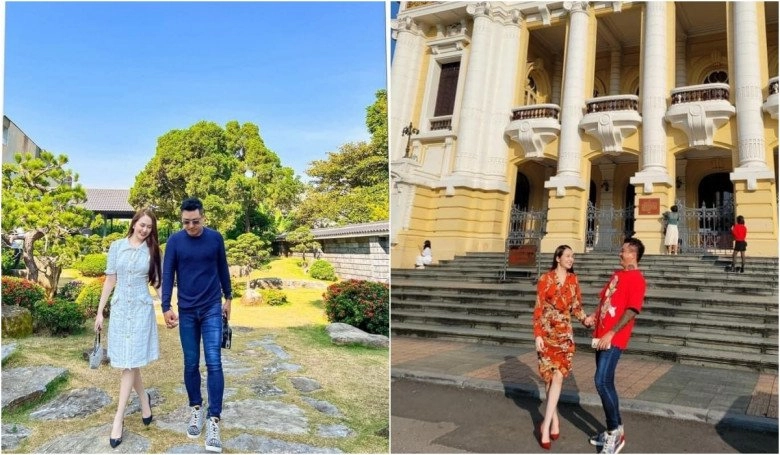 Vợ chủ tịch đẹp như tiên nữ tuấn hưng đi đâu cũng ăn mặc đồng điệu như khẳng định chủ quyền - 4