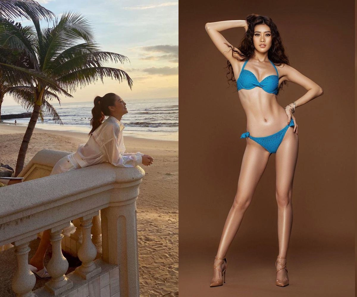 Võ hoàng yến cùng dàn hoa - á hậu khoe dáng với áo tắm phô diễn chân dài tuyệt phẩm - 5
