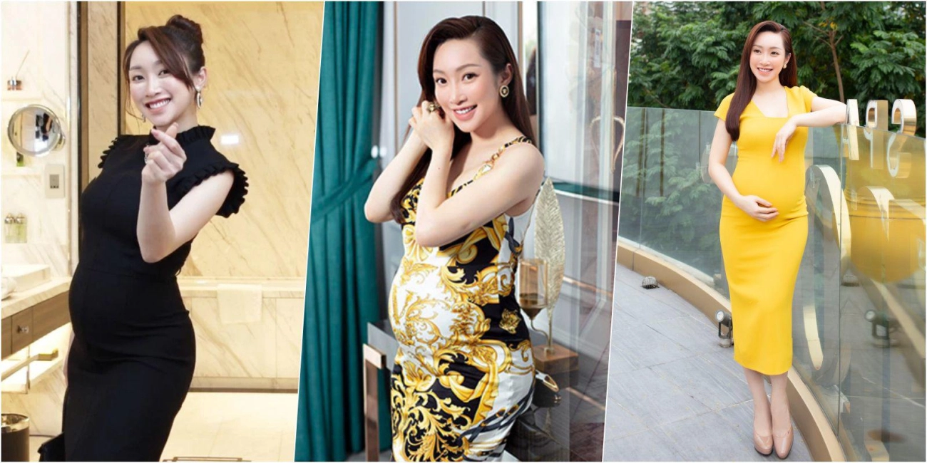 Vợ kém 16 tuổi của chi bảo sắp vượt cạn vẫn sành đi giàycao gótkhoe khéo chân dài - 3