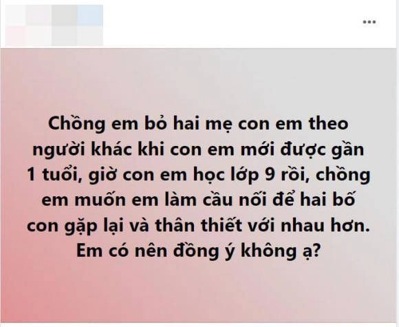 Vợ mc nổi tiếng chia sẻ tin con trai tham gia nhóm chat 18 cha mẹ xử lý ra sao - 1