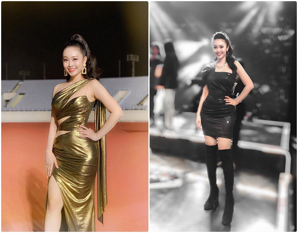 Vợ ngoài đời của anh đông công an phố trong làng là mc vtv mặc đẹp miễn chê - 8