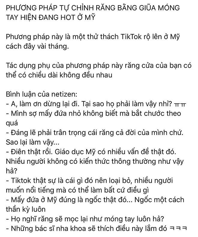 Vô vàn mẹo làm đẹp râu ông nọ cắm cằm bà kia trên tiktok ẩn chứa nguy hại sức khoẻ - 8