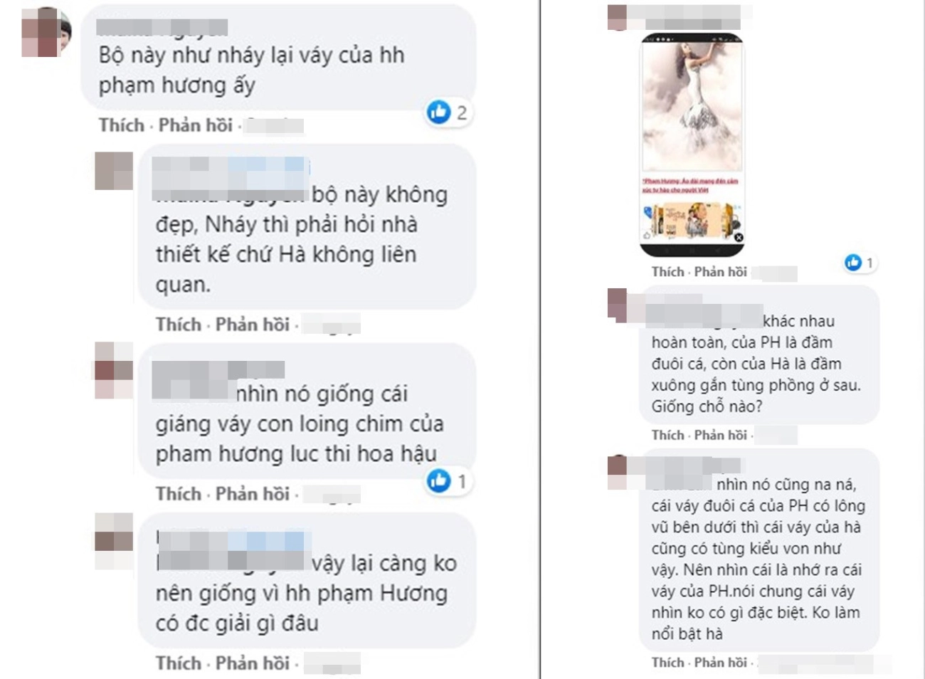 Vừa công bố đầm dạ hội của đỗ thị hà đã bị nghi đạo nhái nghe fan bênh thấy thương - 6