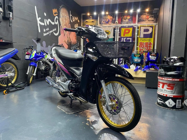 Wave 125 phối đen tim đầy lạ mắt đến từ thái lan - 4