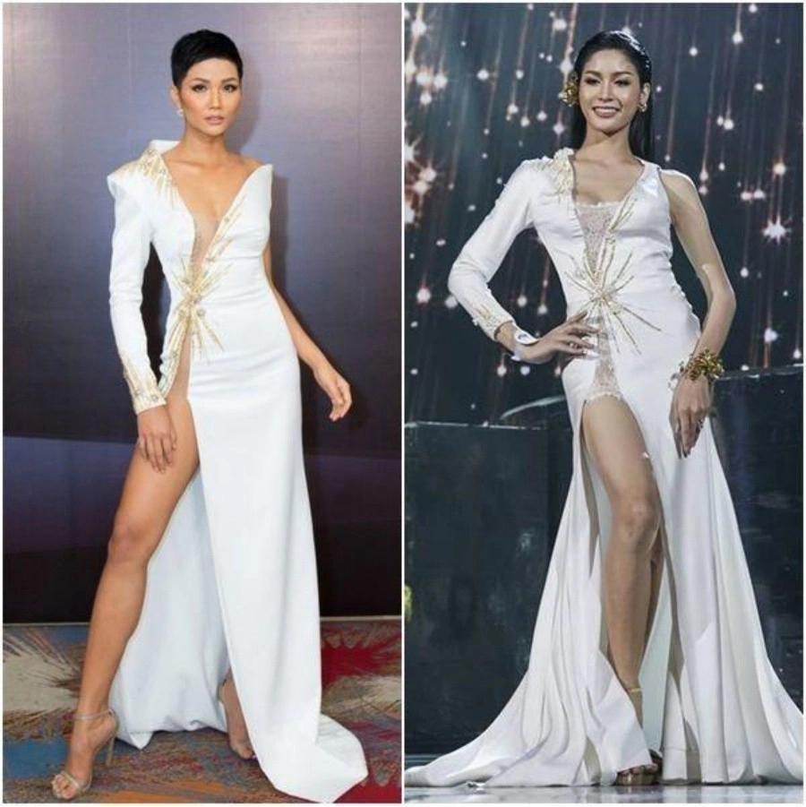 Xuất hiện bản sao hhen niê tại miss universe thailand 2021 cđm đính chính hàng pha-ke bỏ xa hàng real - 5