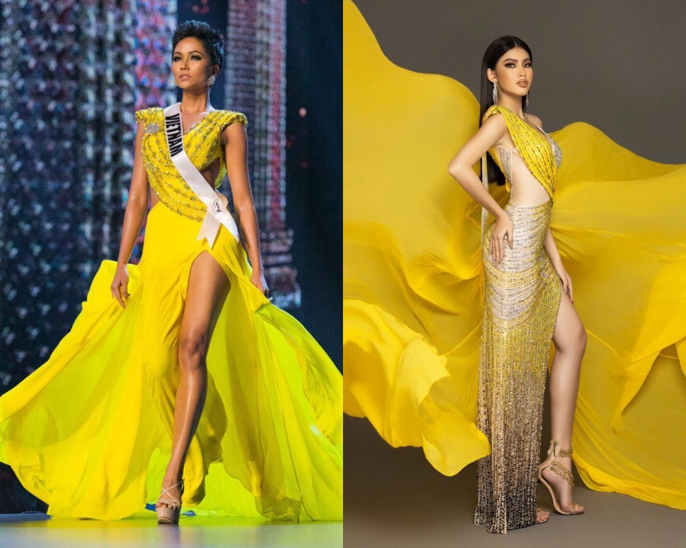 Xuất hiện bản sao hhen niê tại miss universe thailand 2021 cđm đính chính hàng pha-ke bỏ xa hàng real - 8