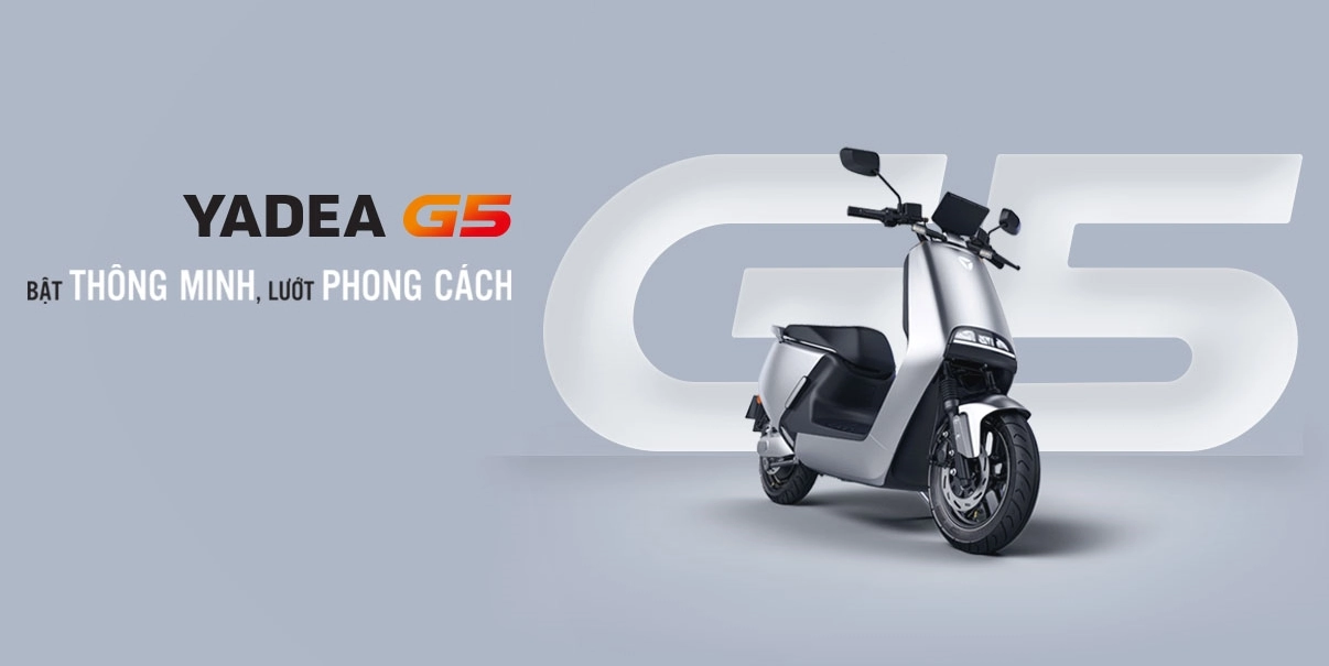 Yadea g5 xe máy điện sở hữu đầy công nghệ với giá bán gần 40 triệu - 1