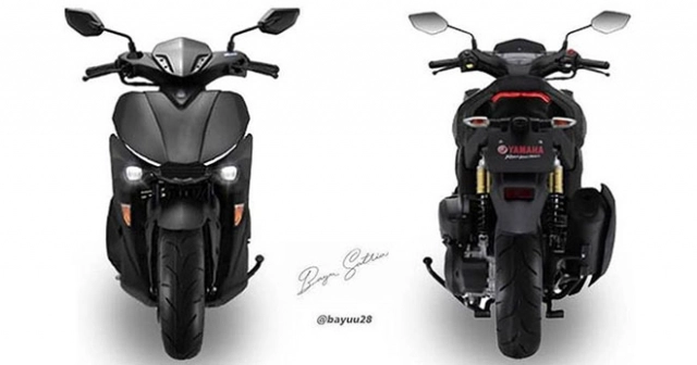 Yamaha aerox 2021 rục rịch lộ ảnh nóng - 1