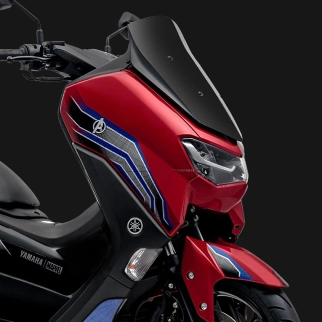 Yamaha nmax 160 spider man - mẫu xe khiến người nhện cũng phải yêu thích - 4