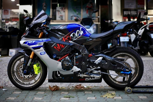 Yamaha r1 độ cộm cán với dàn chân oz racing titan - 8