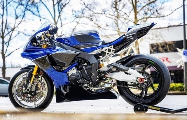 Yamaha r1m độ ấn tượng với phong cách có 1 không 2 - 11