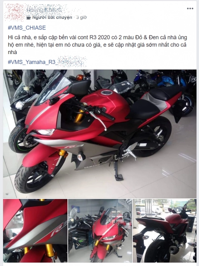 Yamaha r3 2020 đầu tiên tại việt nam được bán với giá khó tin - 3