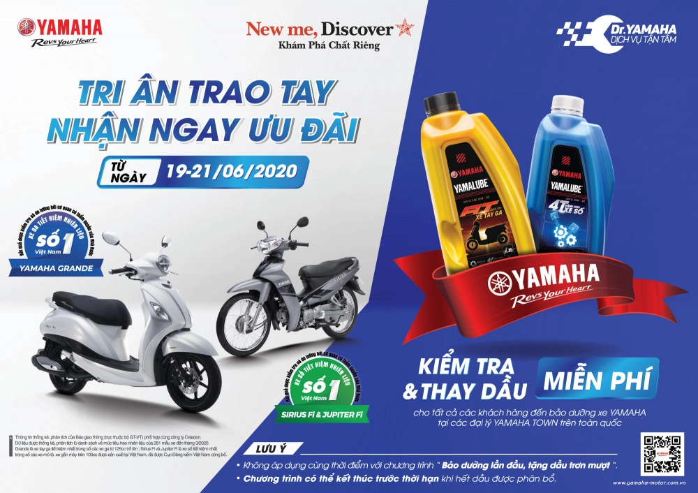 Yamaha triển khai chương trình thay dầu miễn phí cho khách hàng trên toàn quốc - 1