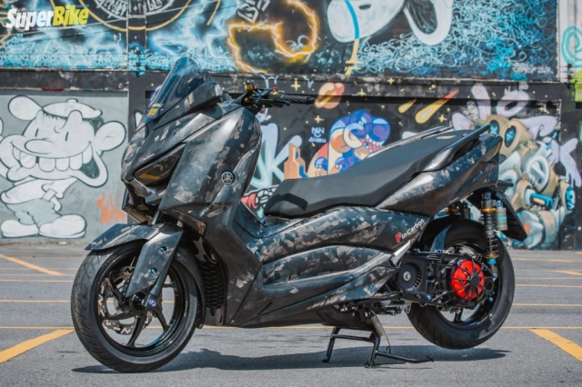 Yamaha xmax300 độ full carbon từ fin racing bike - 1