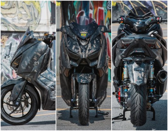 Yamaha xmax300 độ full carbon từ fin racing bike - 2