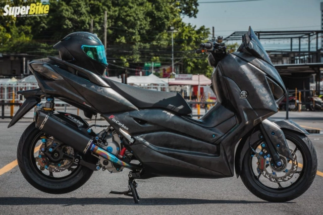 Yamaha xmax300 độ full carbon từ fin racing bike - 10