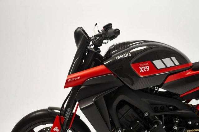 Yamaha xsr900 mt-09 tracer được giới thiệu bộ body kit bottpower xr9 carbona - 8