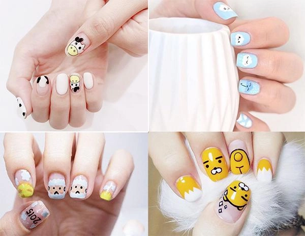 20 mẫu nail nhẹ nhàng đi học đẹp dễ thương hot nhất hiện nay - 4