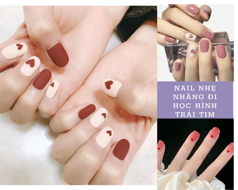 20 mẫu nail nhẹ nhàng đi học đẹp dễ thương hot nhất hiện nay - 17