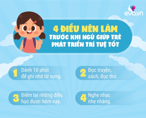 4 điều trẻ nên làm trước khi ngủ để nâng cao điểm số học giỏi hơn - 2